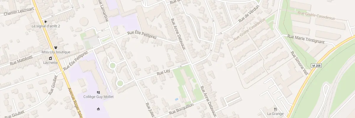 Plan du 76 Rue Anne Delavaux à Lille