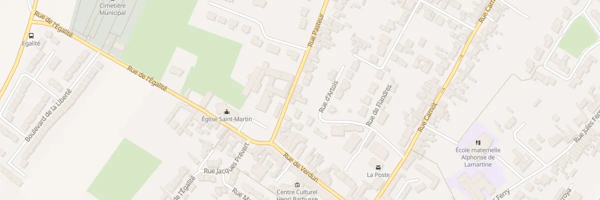 Plan du 12 Rue Pasteur à Noyelles-Godault