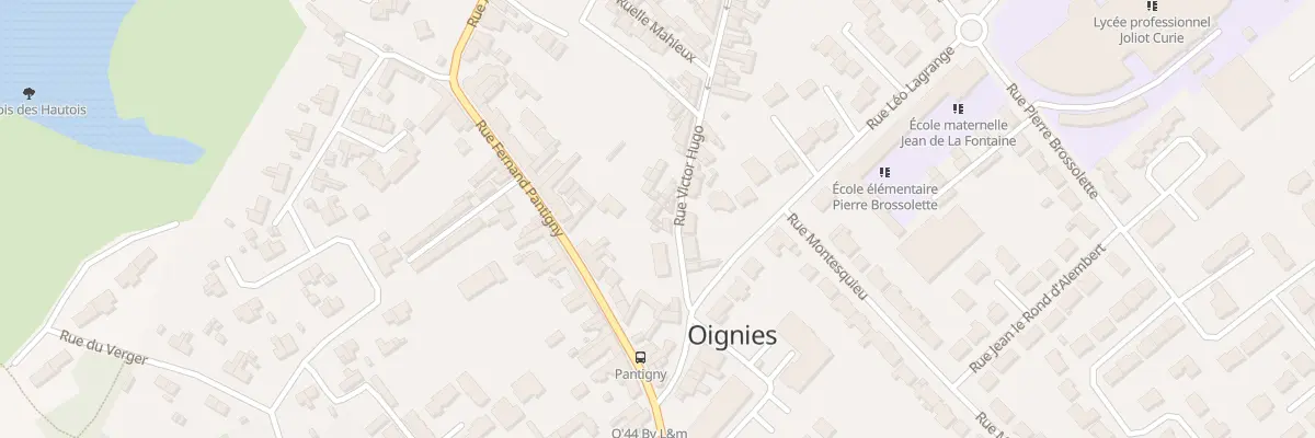 Plan du 56B Rue Victor Hugo à Oignies