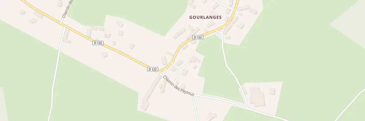 Plan du 5124 Gourlanges à Blot-l’Église