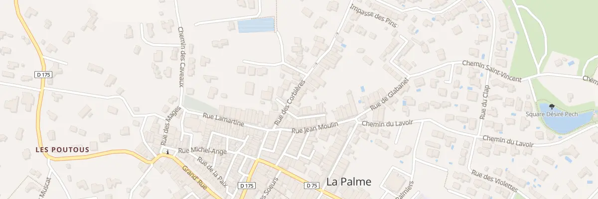 Plan du 6 Rue des Corbières à La Palme