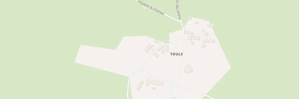 Plan du 5001 Touls à Coltines