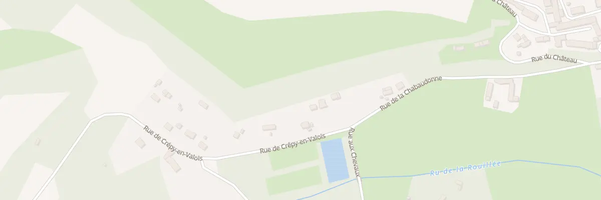 Plan du 8 Rue de Crépy En Valois à Retheuil