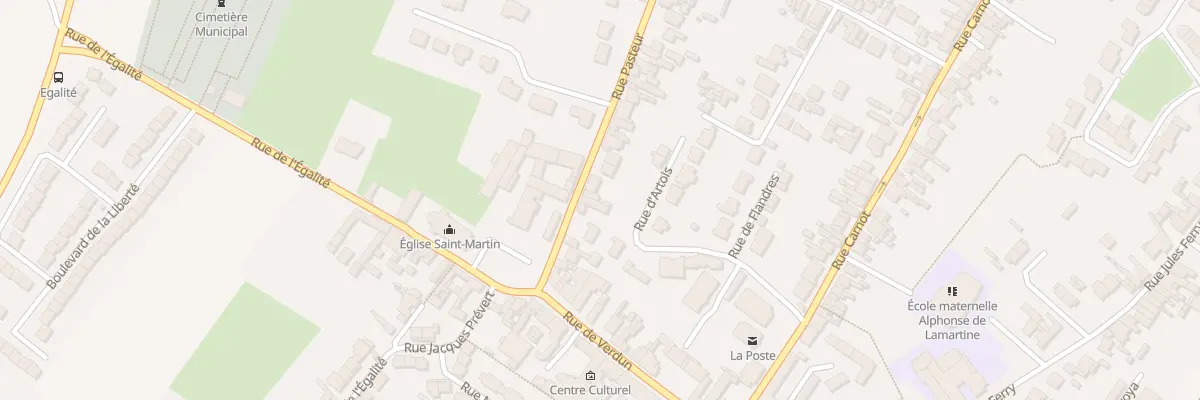 Plan du 14 Rue Pasteur à Noyelles-Godault