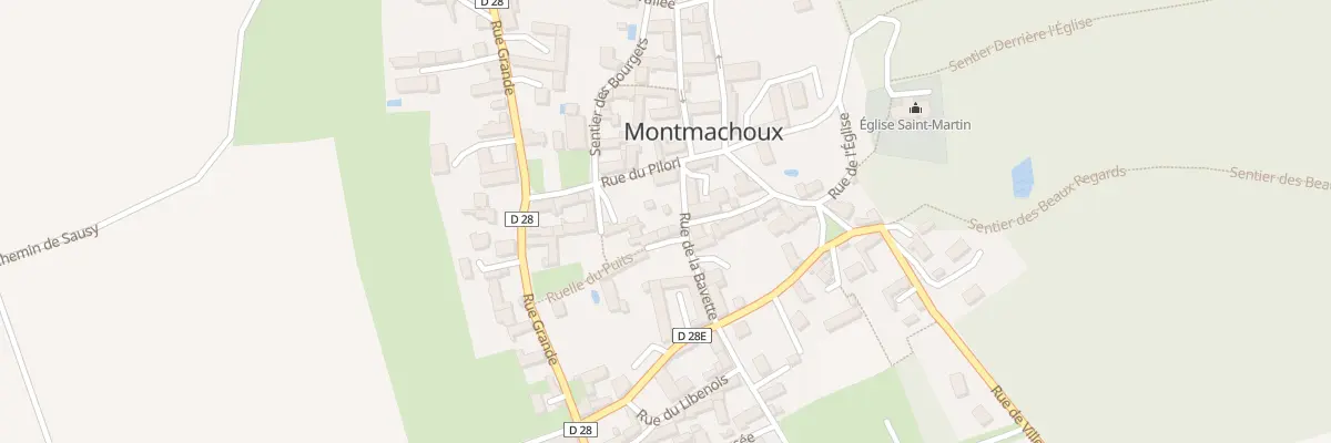 Plan du 4 Rue de la Bavette à Montmachoux