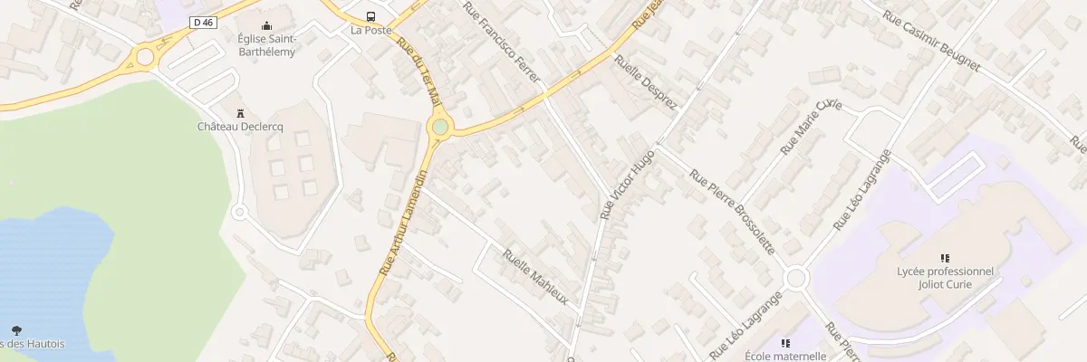 Plan du 8 Rue Jean Jaurès à Oignies