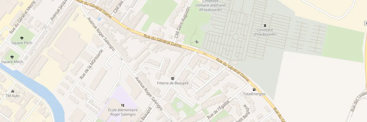 Plan du 108T Rue du Général Dame à Haubourdin