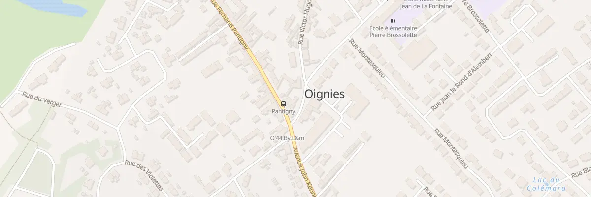 Plan du 27 Rue Fernand Pantigny à Oignies