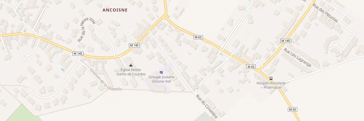 Plan du 22 Rue Jean Moulin à Houplin-Ancoisne
