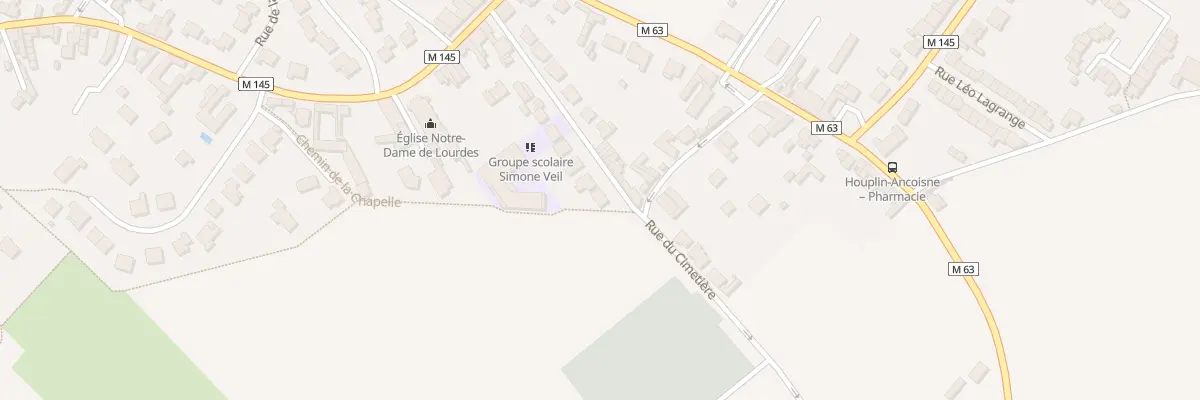 Plan du 7 Rue Jean Moulin à Houplin-Ancoisne