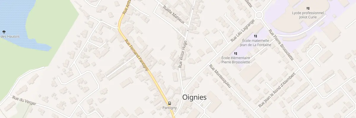 Plan du 50 Rue Victor Hugo à Oignies