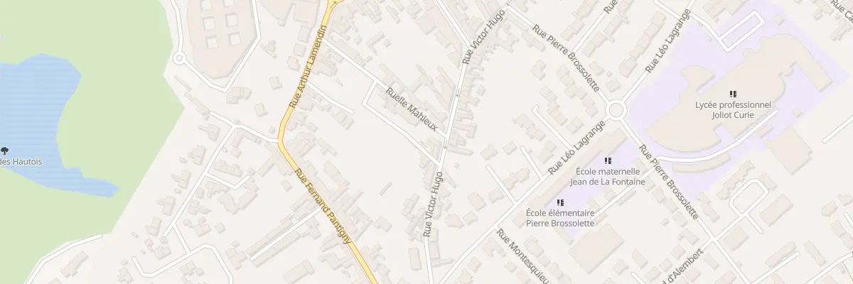Plan du 38 Rue Victor Hugo à Oignies
