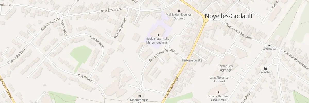 Plan du 6 Rue Jérôme de France à Noyelles-Godault