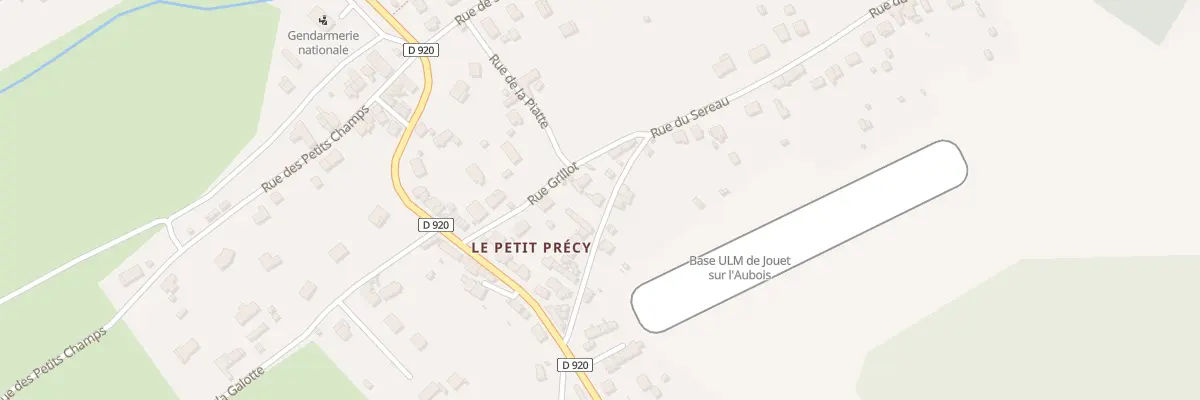 Plan du 20 Rue du Sereau à Jouet-sur-l’Aubois