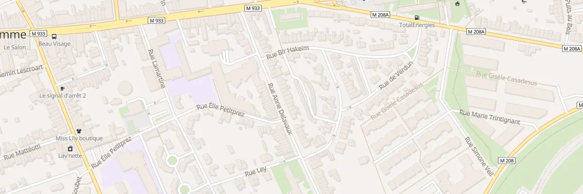 Plan du 27 Rue Anne Delavaux à Lille