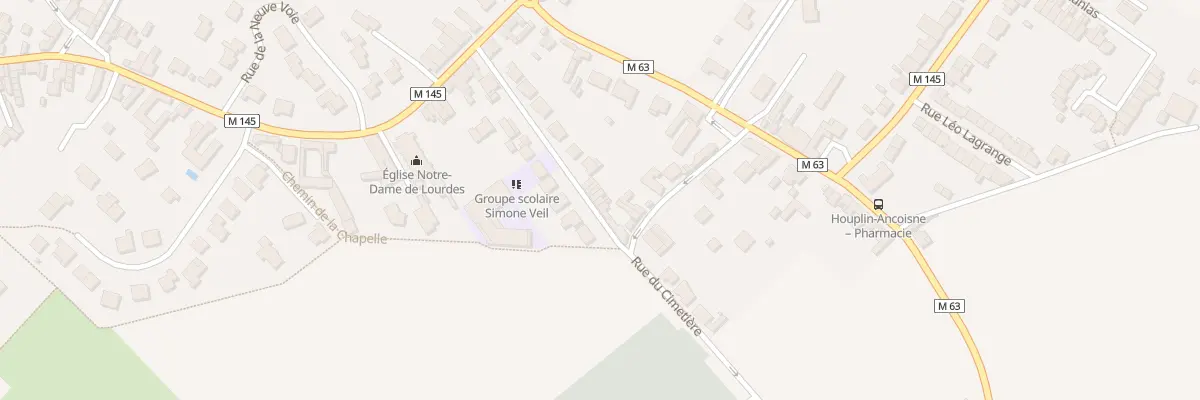 Plan du 18 Rue Jean Moulin à Houplin-Ancoisne