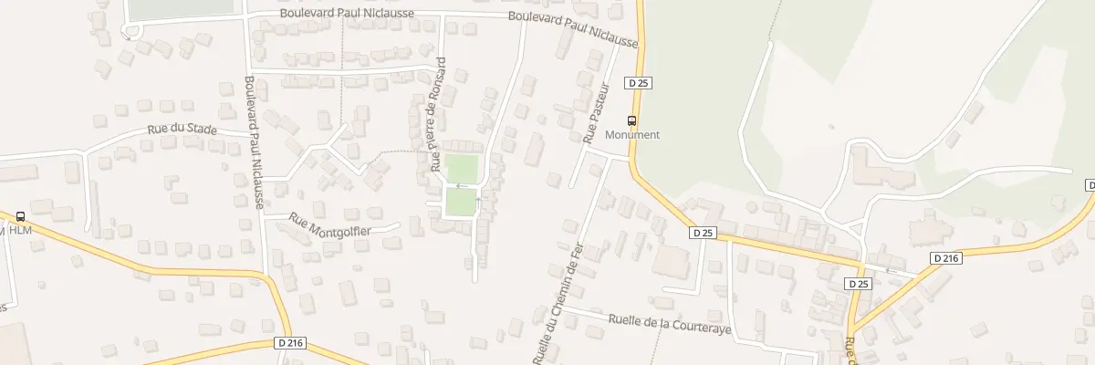 Plan du 15 Rue Pasteur à Faremoutiers