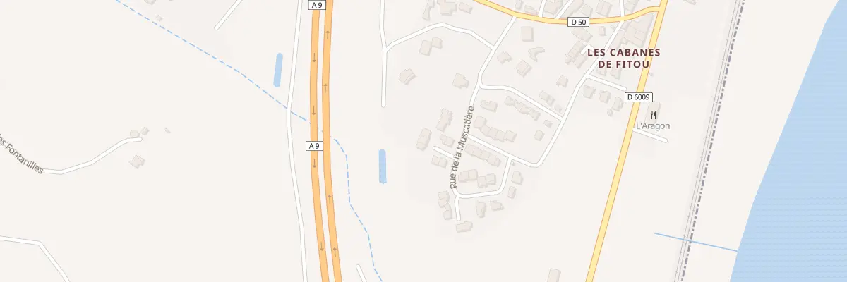 Plan du 7 Rue de la Muscatière à Fitou