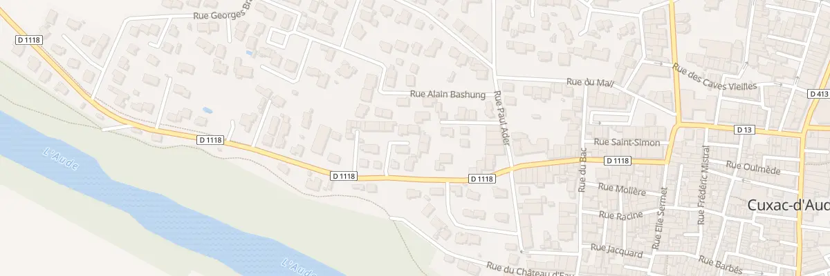 Plan du 50T Av de la Bourgade à Cuxac-d’Aude