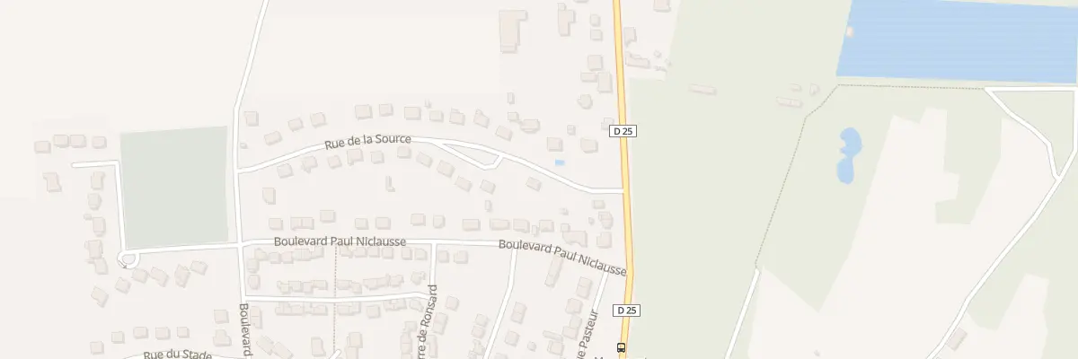 Plan du 2 Rue de la Source à Faremoutiers