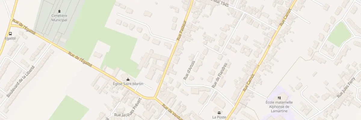 Plan du 20 Rue Pasteur à Noyelles-Godault