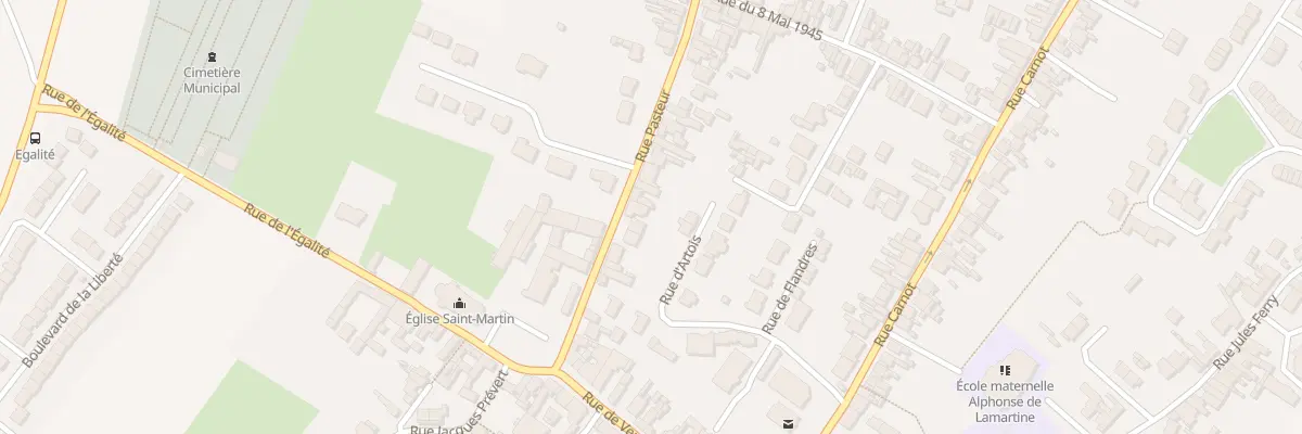 Plan du 22 Rue Pasteur à Noyelles-Godault