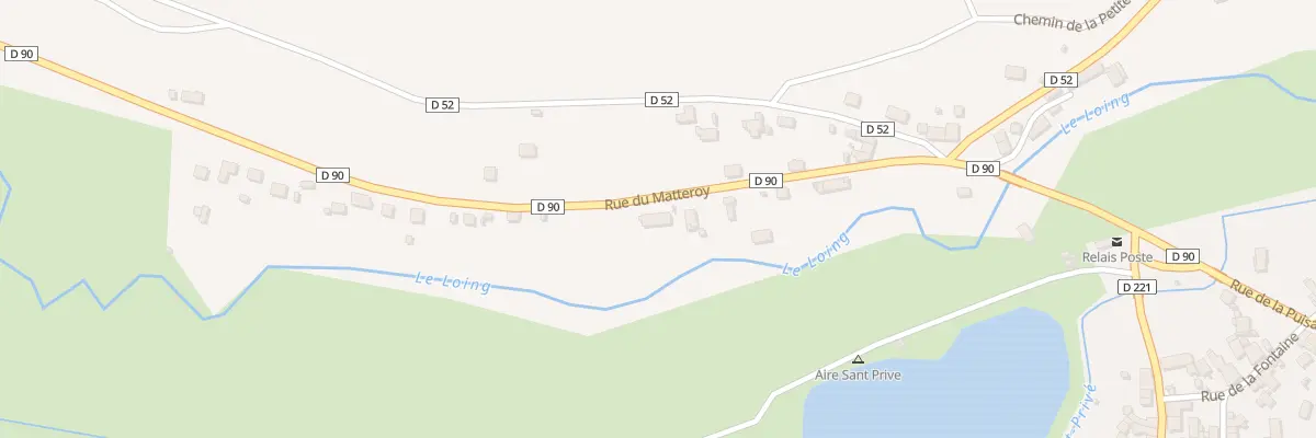 Plan du 19 Rue du Matteroy à Saint-Privé