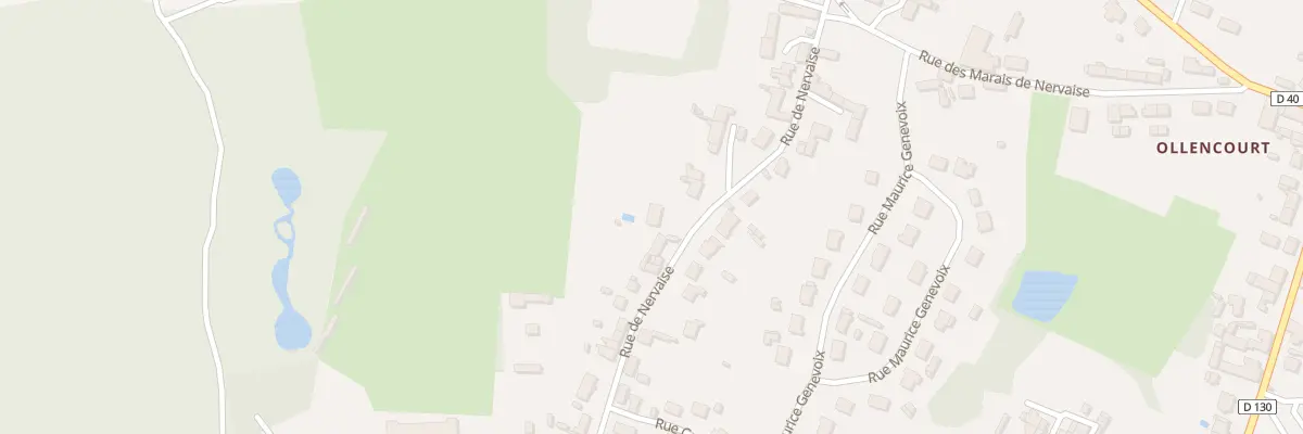 Plan du 374 Rue de Nervaise à Tracy-le-Mont