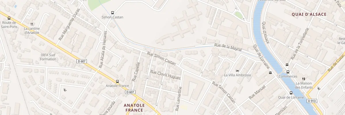 Plan du 38 Rue Simon Castan à Narbonne