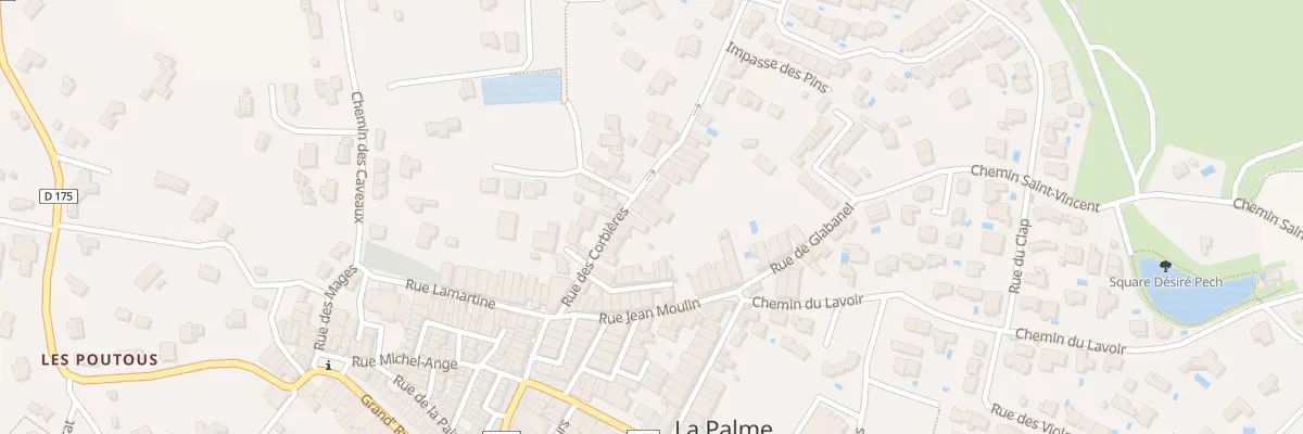 Plan du 12T Rue des Corbières à La Palme