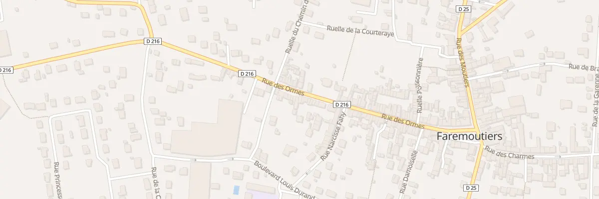 Plan du 58 Rue des Ormes à Faremoutiers