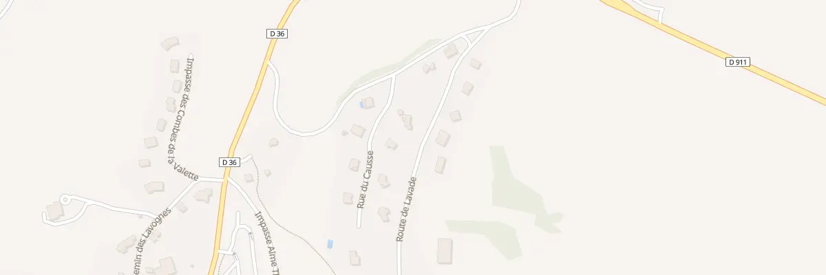 Plan du 5221 Le Causse de la Valette à Saint-Léons