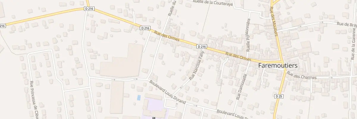 Plan du 44B Rue des Ormes à Faremoutiers