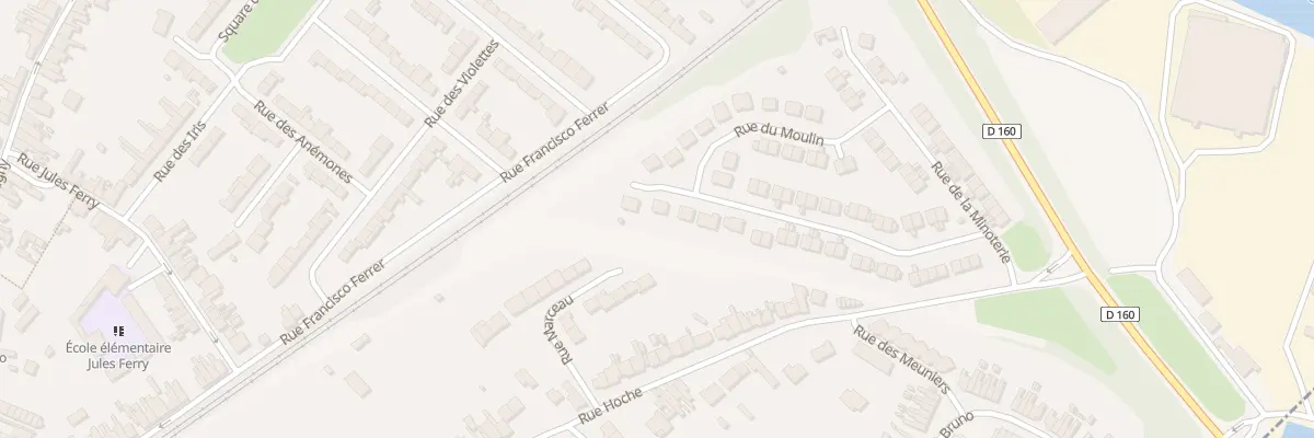 Plan du 45 Rue de la Malterie à Dourges