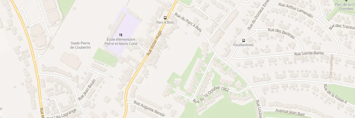Plan du 95 Rue Victor Hugo à Noyelles-Godault