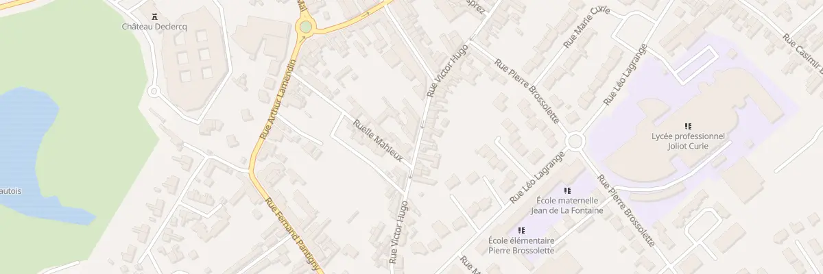 Plan du 28 Rue Victor Hugo à Oignies