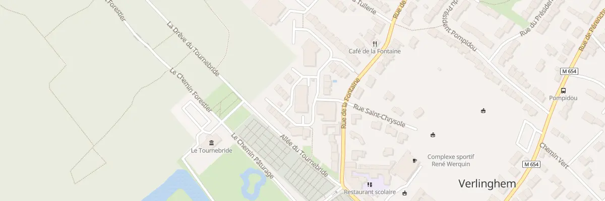 Plan du 2 Rue des Charmes à Verlinghem