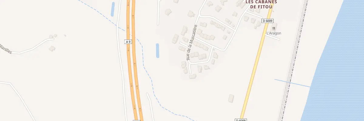 Plan du 15 Rue de la Muscatière à Fitou
