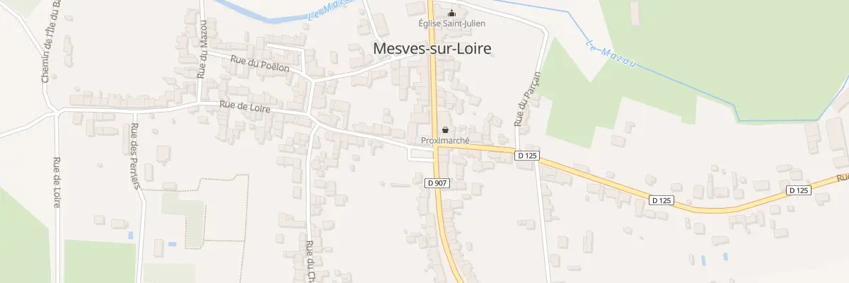 Plan du 42 Rte d’Antibes à Mesves-sur-Loire