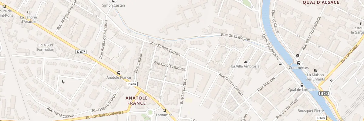 Plan du 7T Rue Simon Castan à Narbonne