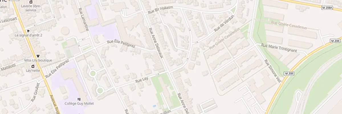 Plan du 37 Rue Anne Delavaux à Lille