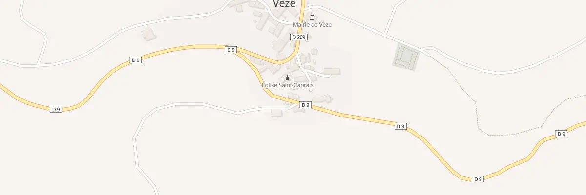 Plan du 5046 Le Bourg à Vèze