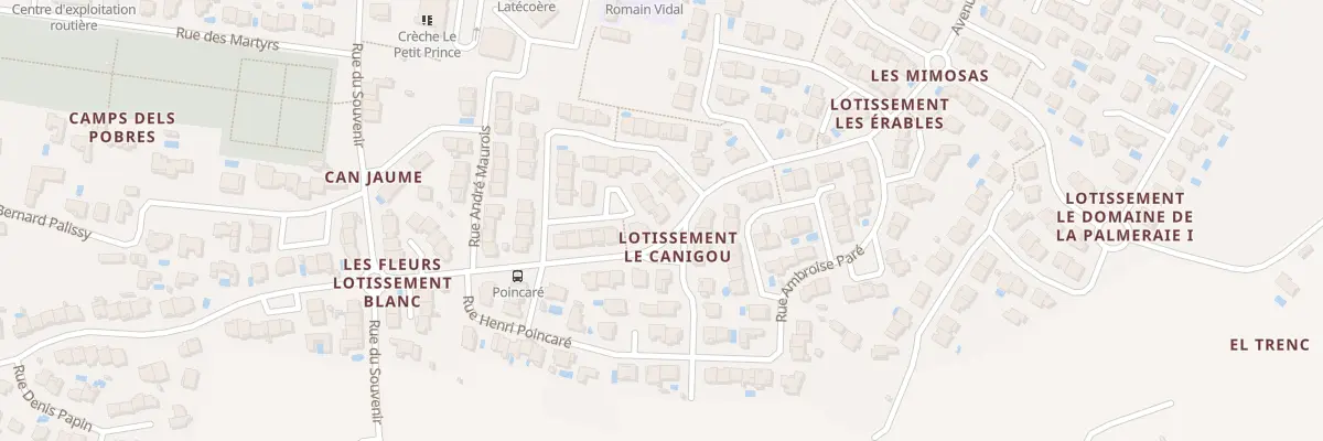 Plan du 4 Imp Bertillon à Saint-Laurent-de-la-Salanque