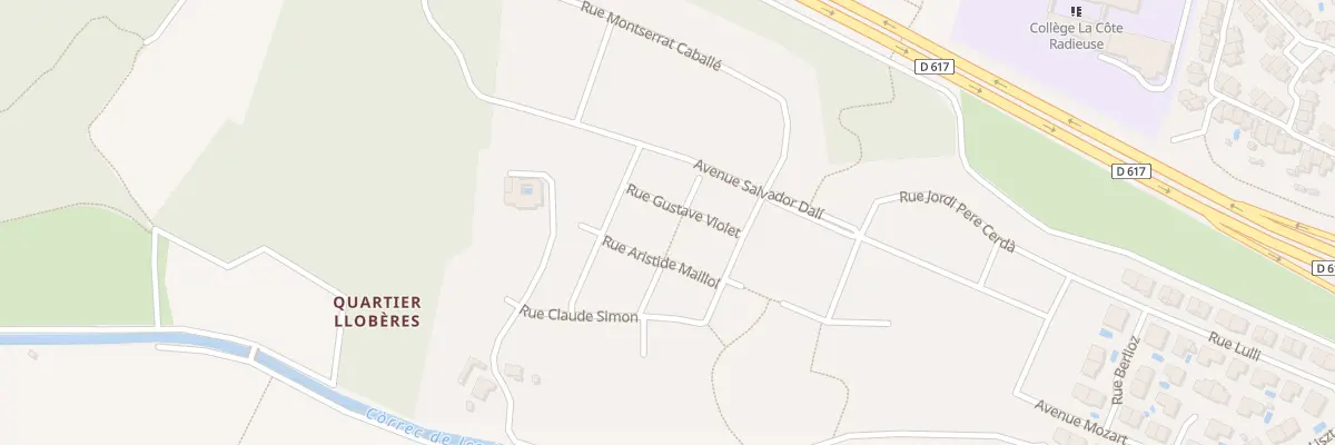 Plan du 9 Rue Gustave Violet à Canet-en-Roussillon