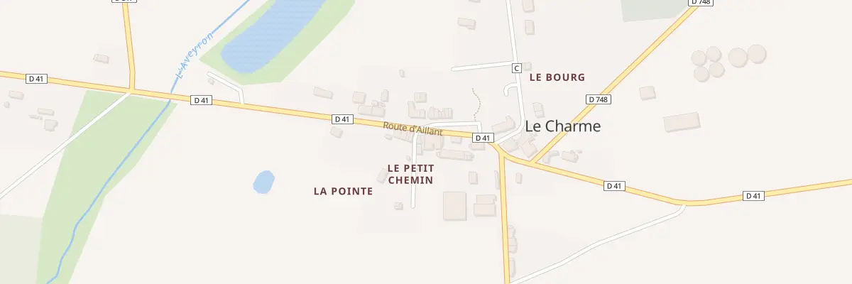 Plan du 7 Rte d’Aillant au Charme