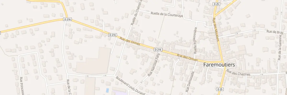 Plan du 52 Rue des Ormes à Faremoutiers