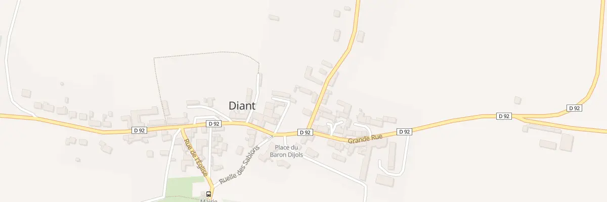 Plan du 10 Rte de Montmachoux à Diant