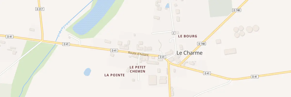 Plan du 6 Rte d’Aillant au Charme