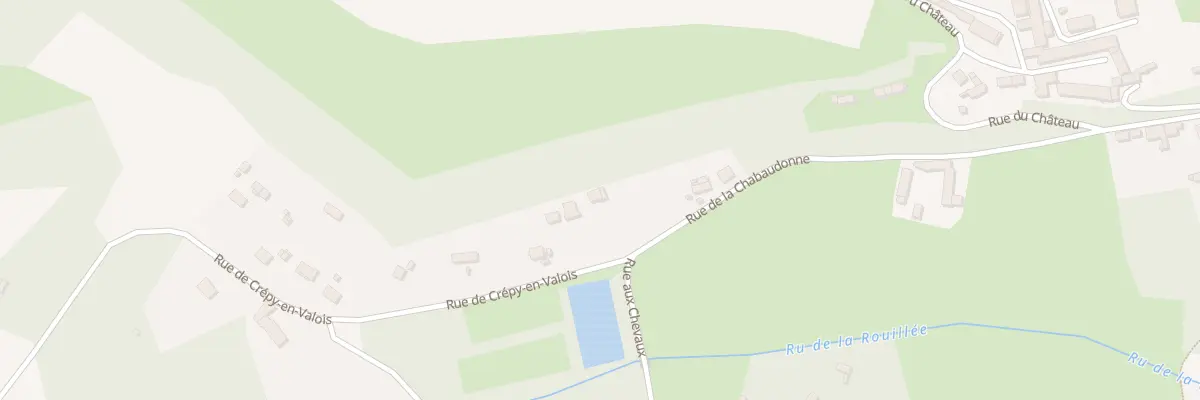 Plan du 2 Rue de Crépy En Valois à Retheuil