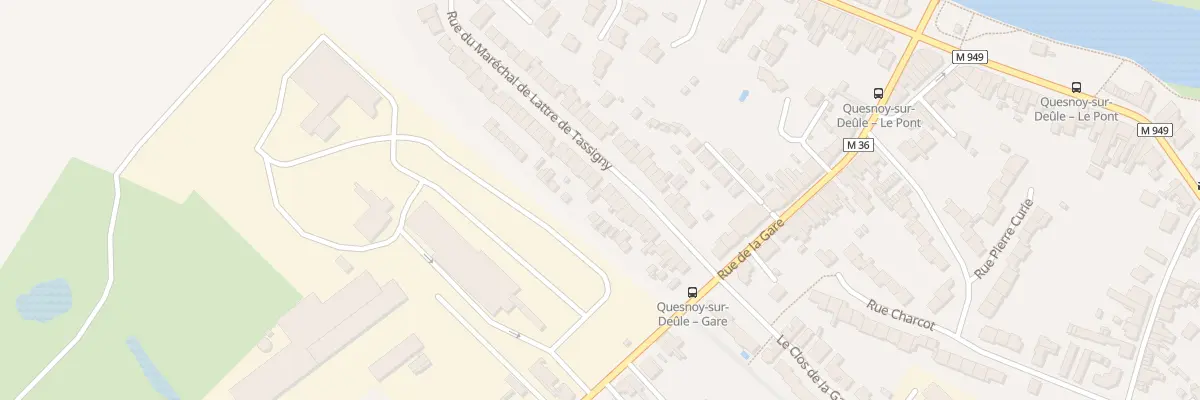 Plan du 23 Rue Mal Delattre de Tassigny à Quesnoy-sur-Deûle